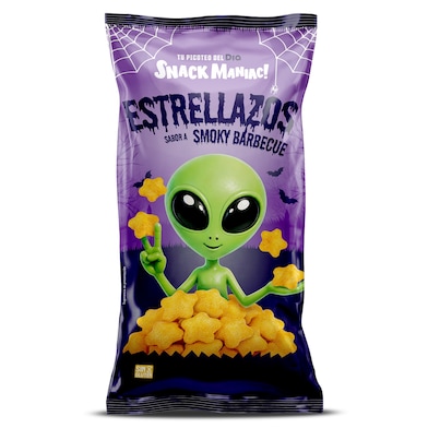 Estrellazos smoky barbacoa Dia Snack Maniac 100 g-0