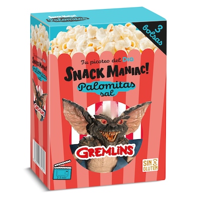 Palomitas con sal para microondas Gremlins Dia Snack Maniac 270 g-0 Palomitas con sal para microondas Gremlins Dia Snack Maniac 270 g-0