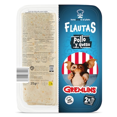 Flautas de pollo y queso Gremlins Dia Al Punto 275 g-0