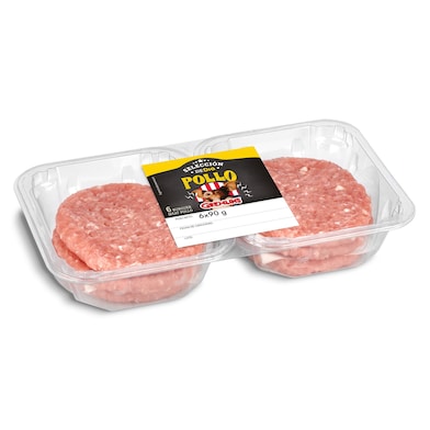 Burger de pollo 6 unidades Gremlins Selección de Dia 540 g-0