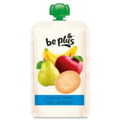 Pouch infantil de frutas con galleta Be Plus 120 g-0 Pouch infantil de frutas con galleta Be Plus 120 g-0