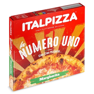 Pizza margarita número uno Italpizza 410 g-0