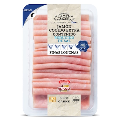 Jamón cocido 90% reducido en sal Dia Nuestra Alacena 200 g-0 Jamón cocido 90% reducido en sal Dia Nuestra Alacena 200 g-0
