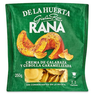 Ravioli de calabaza y cebolla caramelizada Rana 250 g-0 Ravioli de calabaza y cebolla caramelizada Rana 250 g-0