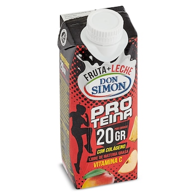 Bebida de fruta y leche alta en proteínas Don Simón 330 ml-0 Bebida de fruta y leche alta en proteínas Don Simón 330 ml-0