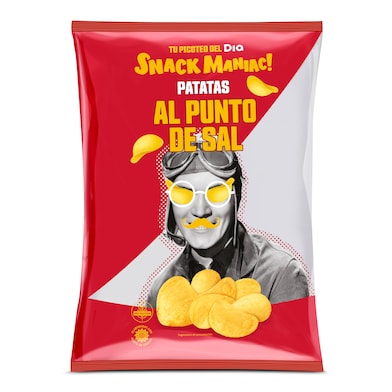 Patatas fritas al punto de sal Dia Snack Maniac 200 g-0