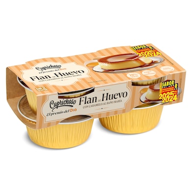 Flan de huevo Dia Caprichoso 4 x 100 g-0