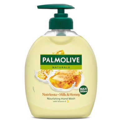 Jabón de manos líquido leche y miel Palmolive 300 ml-0
