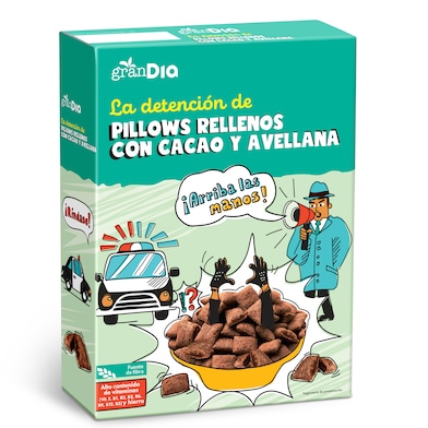 Cereales rellenos con chocolate y avena Gran Dia 500 g-0