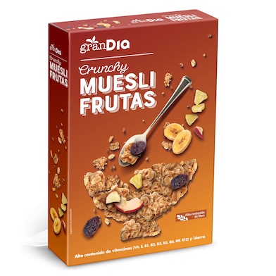 Muesli crujiente con frutas Gran Dia 500 g-0
