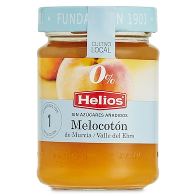 Mermelada de melocotón extra sin azúcares añadidos Helios 280 g-0