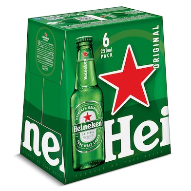 Cerveza Heineken pack 6 x 25 cl-0