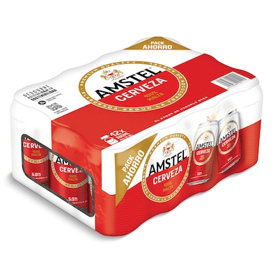 Cerveza Amstel pack 12 x 33 cl-0