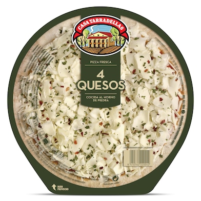 Pizza 4 quesos Casa Tarradellas 390 g-0