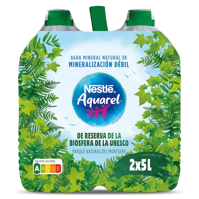 Agua mineral Aquarel pack 2 x 5 L-0