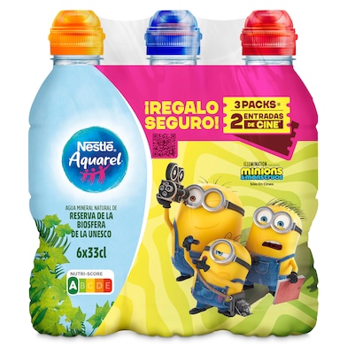 Agua mineral Aquarel pack 6 x 330 ml-0