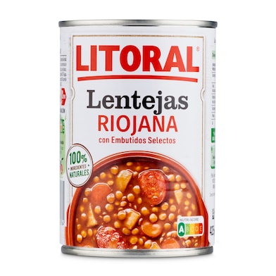 Lentejas a la riojana Litoral 430 g-0