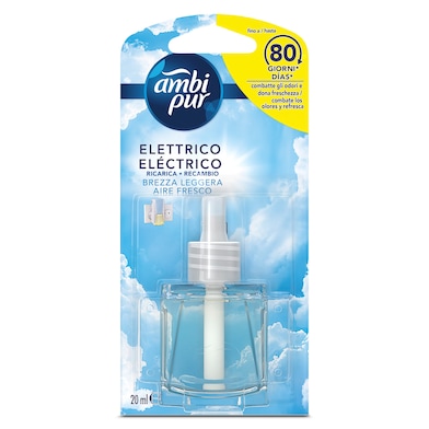 Ambientador eléctrico aroma aire fresco Ambipur 1 unidad-0