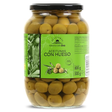 Aceitunas verdes con hueso Dia Vegecampo 500 g-0