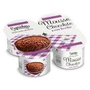 Mousse de chocolate con leche Dia Caprichoso 4 x 60 g