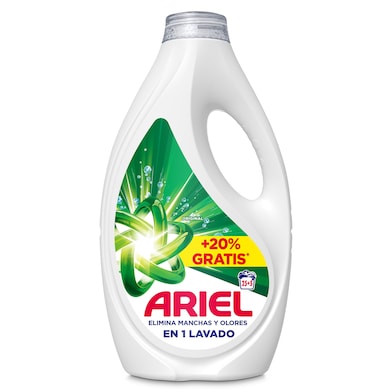 Detergente líquido Ariel botella 25 + 5 L-0