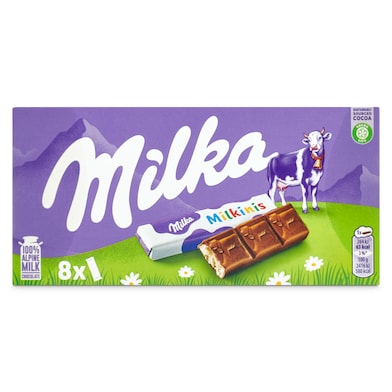 Chocolate con leche milkinis Milka 87.5 g-0