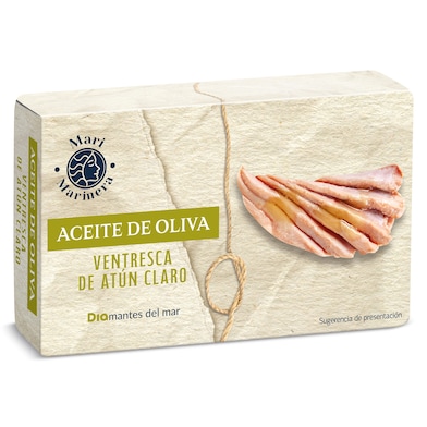Ventresca de atún claro en aceite de oliva Dia Mari Marinera 78 g-0