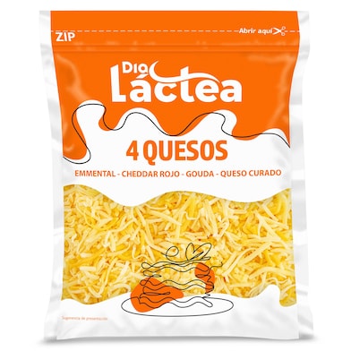 Queso rallado 4 quesos Dia Láctea 200 g-0