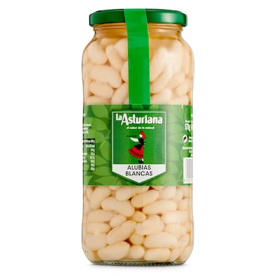 Alubias blancas cocidas La Asturiana 400 g-0