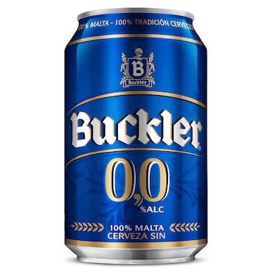 Cerveza 0,0% alcohol Buckler 33 cl-0