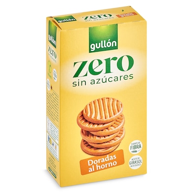 Galletas doradas al horno sin azúcares Gullón 330 g-0