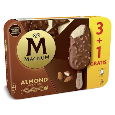 Magnum almendrado 4 x 75 g-0