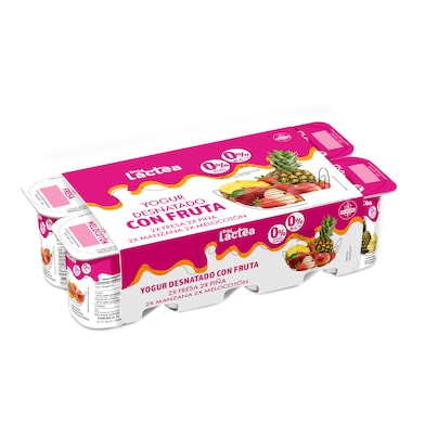 Yogur desnatado con frutas Dia Láctea 8 x 125 g-0