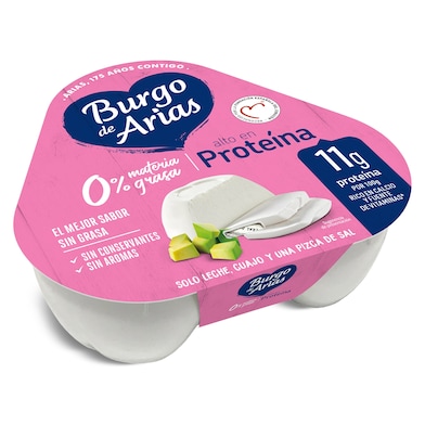 Queso fresco 0% M.G. Burgo de Arias 3 x 72 g-0
