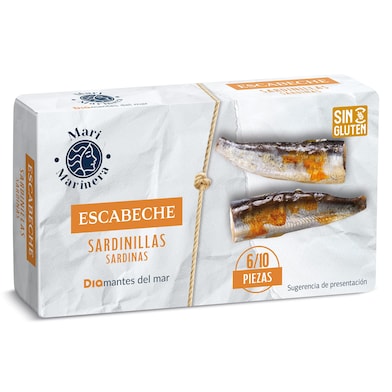 Sardinillas en escabeche Dia Mari Marinera 65 g-0
