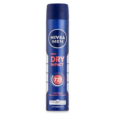 Desodorante dry impact Nivea men 200 ml-0