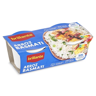 Vasos de arroz basmati Brillante 2 x 125 g-0