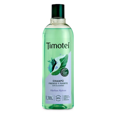 Champú fresco y fuerte cabello normal Timotei 400 ml-0