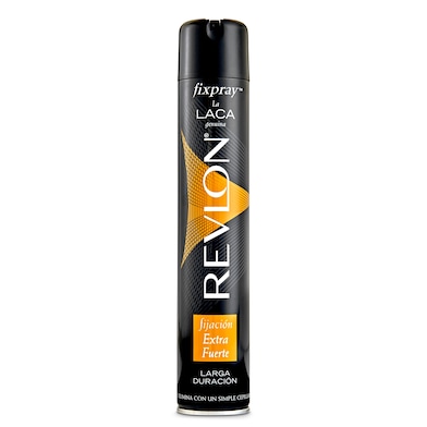 Laca fijación extrafuerte todo tipo de cabello Fixpray 400 ml-0