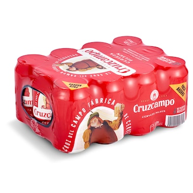 Cerveza Cruzcampo pack 12 x 33 cl-0