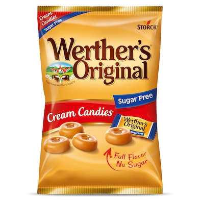 Caramelos clásicos de nata sin azúcar Werther's 90 g-0