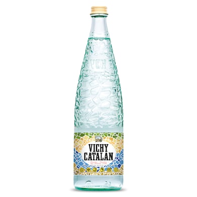 Agua mineral con gas Vichy Catalán 1 L-0