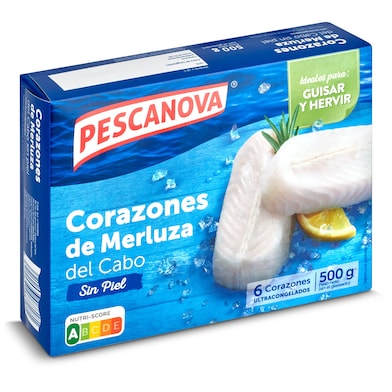 Corazones de merluza Pescanova 500 g-0