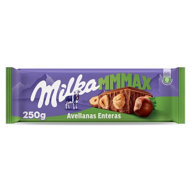 Chocolate con leche con avellanas Milka 250 g-0