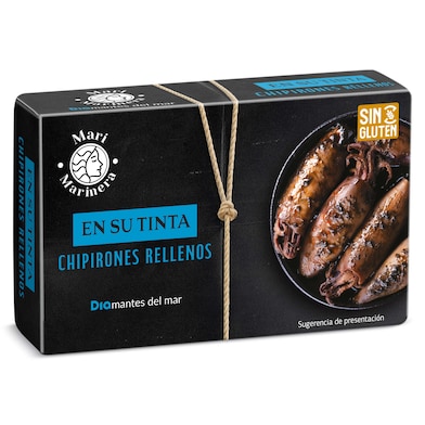 Chipirones rellenos en su tinta Dia Mari Marinera 72 g-0