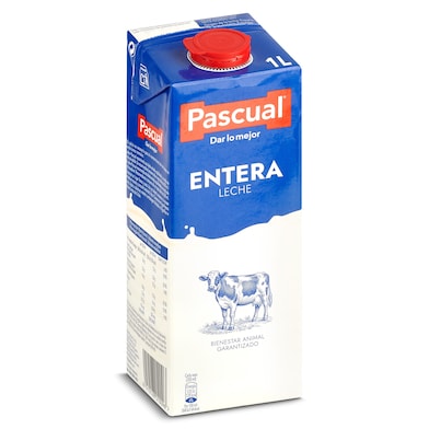 Leche entera Pascual 1 L-0