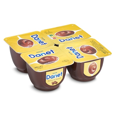 Natillas de chocolate Danet 4 x 120 g-0