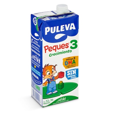 Leche infantil crecimiento Peques 3 Puleva 1 L-0