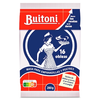 Masa para empanadillas y postres paquete Buitoni 280 g-0