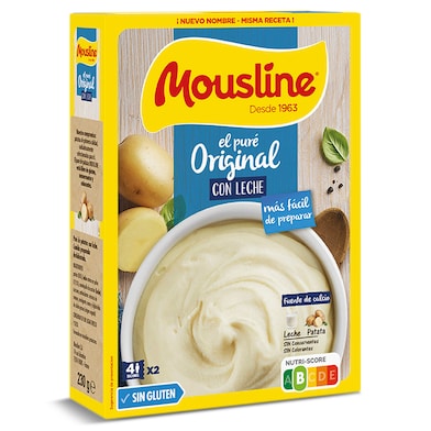 Puré de patatas con leche Mousline 230 g-0